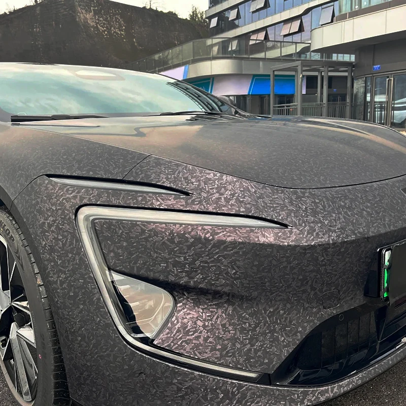 تغيير لون Ppf المضادة للخدش ألياف الكربون سيارة التفاف الفينيل ماتي الأسود نمط Ppf الجسم ملصق الحيوانات الأليفة اللون Ppf