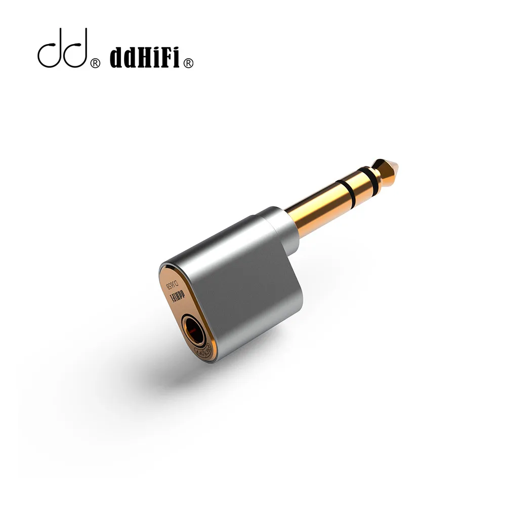 DD ddHiFi DJ65B(AL) 6.35mm Male to 4.4mm Female Audio Adapter for Desktop Amplifier Devices with 6.35mm Output Port