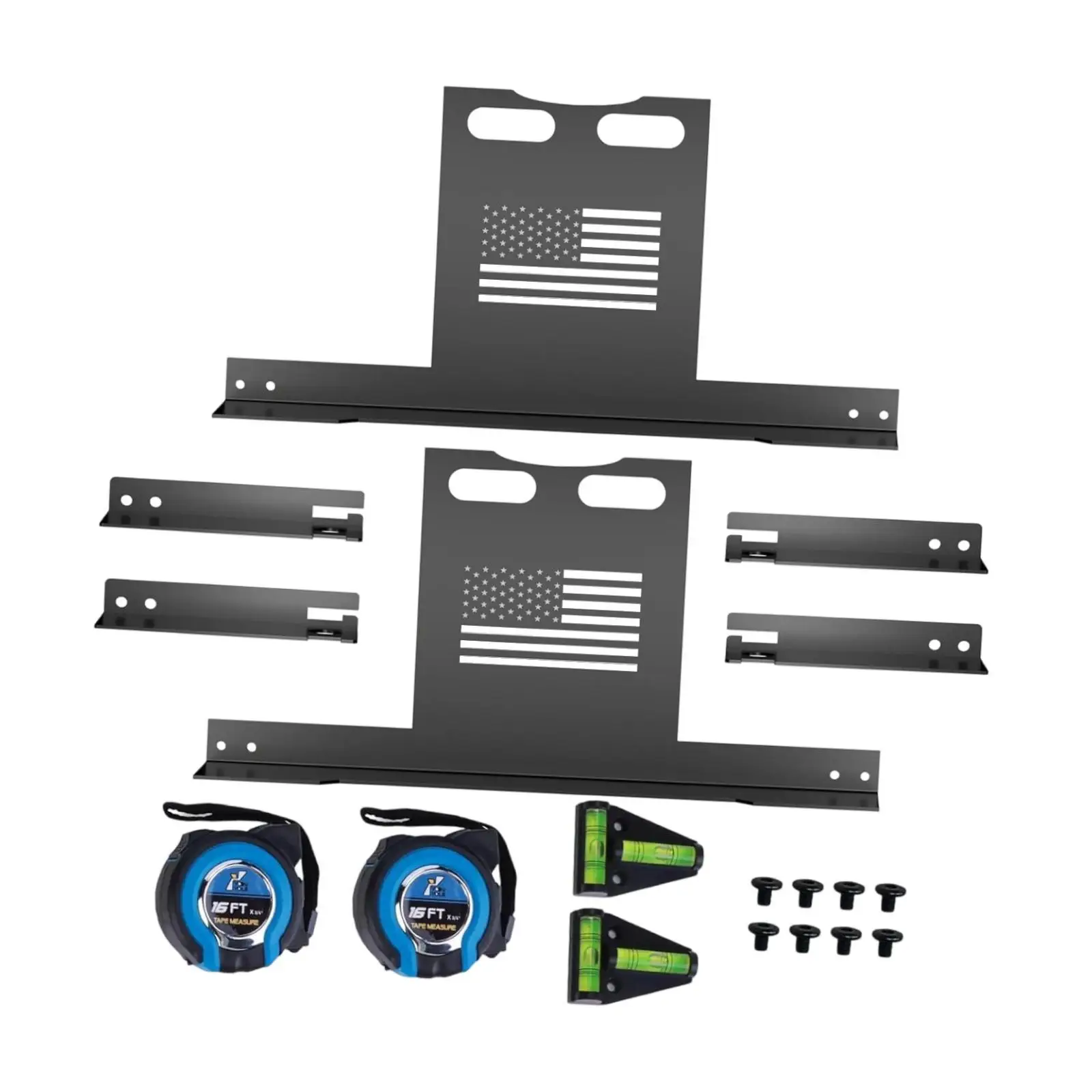 

2 Set Wheel Alignment Tool Kit Automotive Convenient with Tape Measures