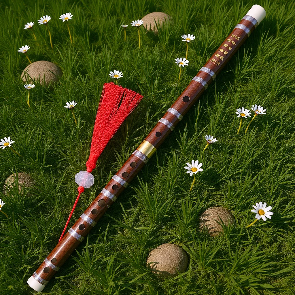 

Bamboo Flute Handmade Traditional Chinese Fife Flute Unique Design Music Instrument Party Decoration G Pattern