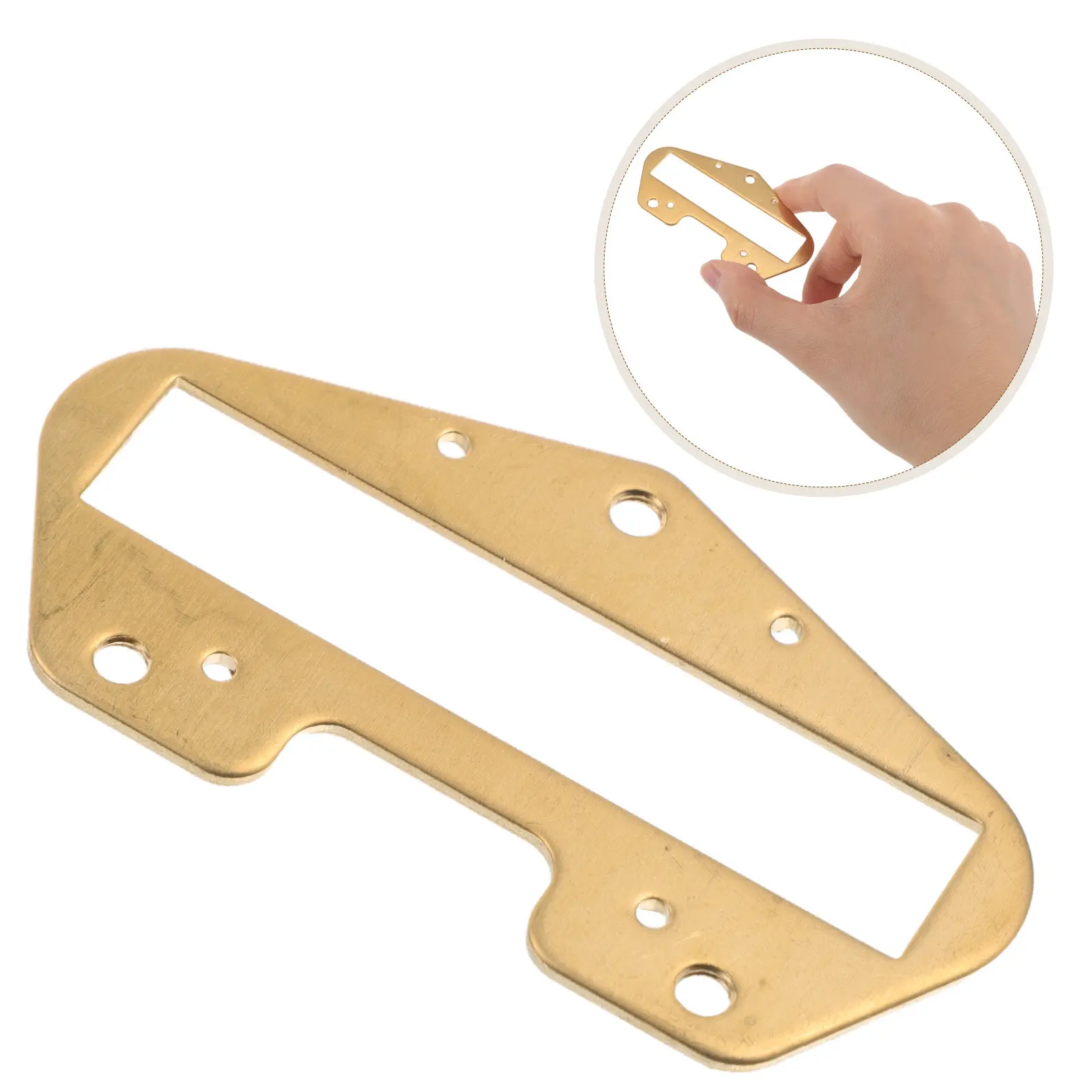 2Pcs Electric Guitar Pickup Copper Base Plate for Tl Style High Conductivity Copper Plate Pickup Modification Replacement