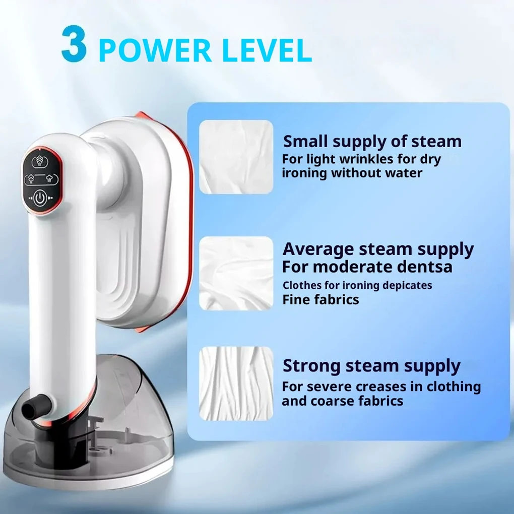 جهاز بخار للملابس من سبائك التيتانيوم 2025 مع شاشة عرض رقمية متعددة الأغراض مناسبة للمنزل والسفر قابس الاتحاد الأوروبي المحمول