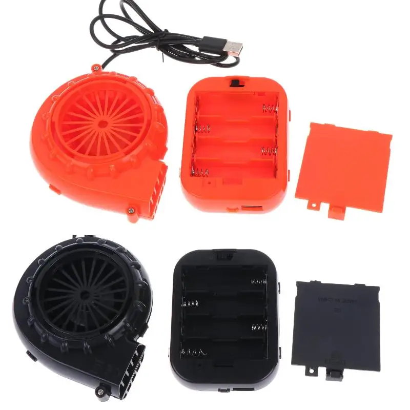 Air Pump And Battery Box Inflatable Costumes Common Small Blower Fan For Inflatable Costumes Need 4pcs No.#5 Battery USB Port