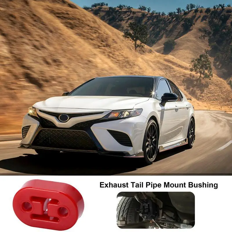 Car Exhaust Rubber Mount U niversal Pipe Hanger Rubber Mount Rubber Hanger Exhaust Insulator Muffler Hanger Vehicle Exhaust Pipe