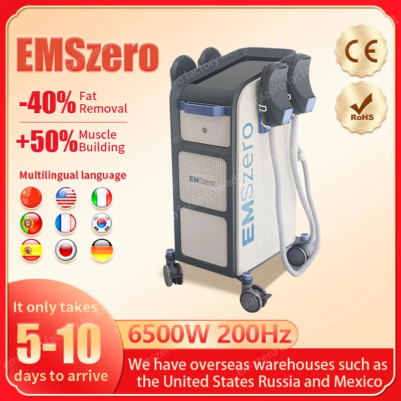 

2024 New EMSSlim Neo sculpt RF Nova Power 6500W EMS hi-emt 4 pcs Handles With Pelvic Stimulation Pads Optional EMSzero