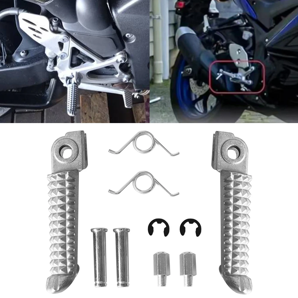 

Motorcycle Footrest Foot Step Pegs Fit for Yamaha R1 R6 MT09 MT07 R3 R15 R25 FZ1 FZ6 FZ8 YZF600 YZF1000 XJ6 FRider Foot Rest Fit
