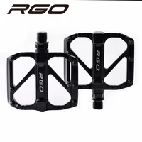 RGO-rodamiento de sellado de Pedal de bicicleta ultraligero, aleación de aluminio, antideslizante, accesorios para Pedal de bicicleta de montaña, BMX y carretera