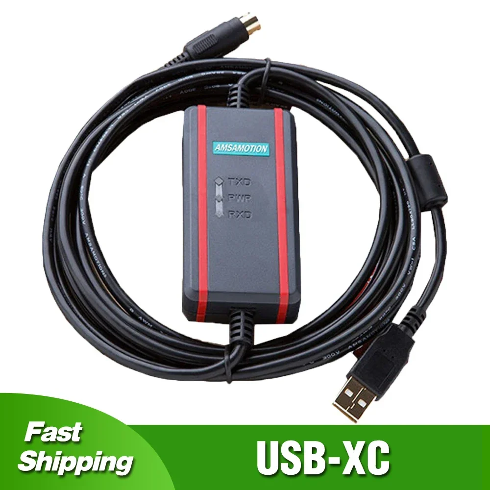 

Изолированный USB-XC для кабеля программирования ПЛК серии XINJE XC1/XC2/XC3/XC5 XD XE Адаптер USB-RS232