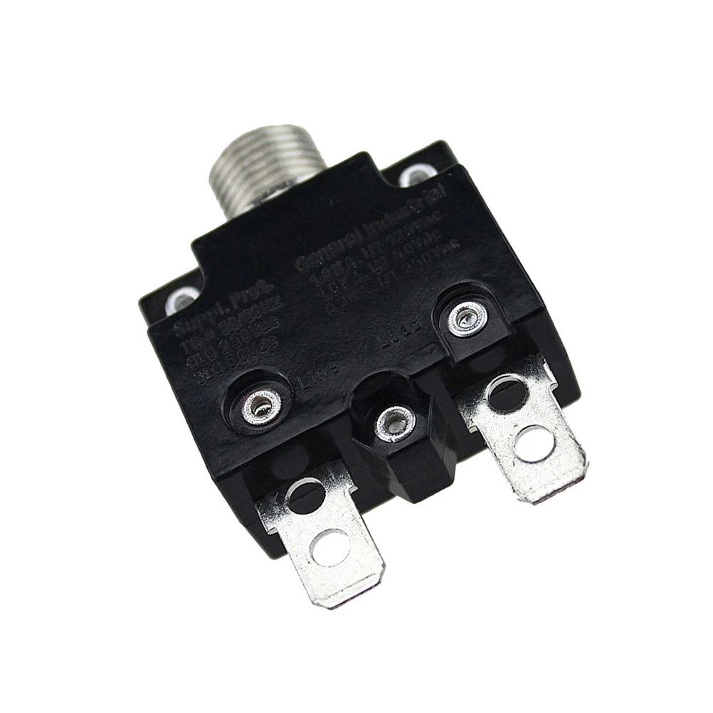 

High-current Black Car Circuit Breaker Marine Car Circuit Breaker Reset Boat Overload Protector Vehicle Winch Yacht