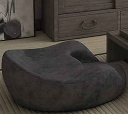 

Ergonomic Meditation Cushion for Yoga & Zen Sitting, Home Use Zafu with Buckwheat Hull Fill