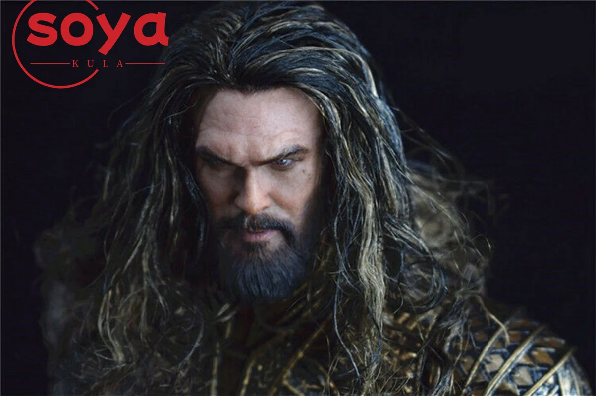 BY-ART BY-T3 1/6 جيسون موموا رئيس نحت نحت نموذج مزروعة الشعر ل 12 "ذكر الجندي عمل الشكل الجسم #4