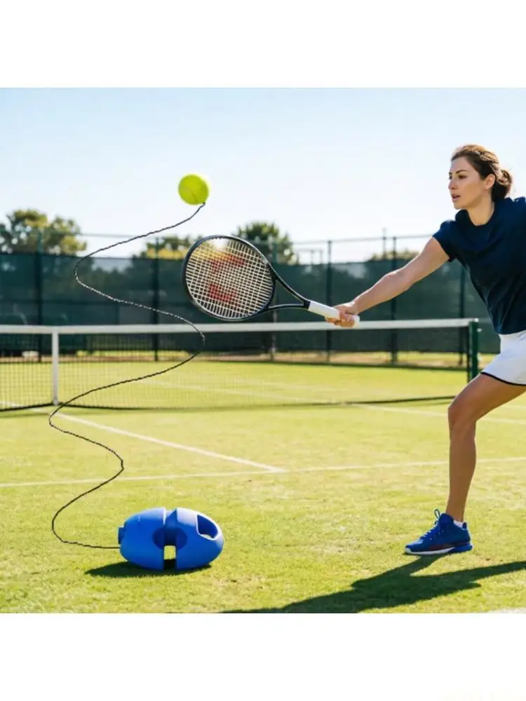 U2JB Solos Tennis Trainer Practice Portable Tennis Practice Equipment Tennis Practice Rebounder Tennis Trainer with String