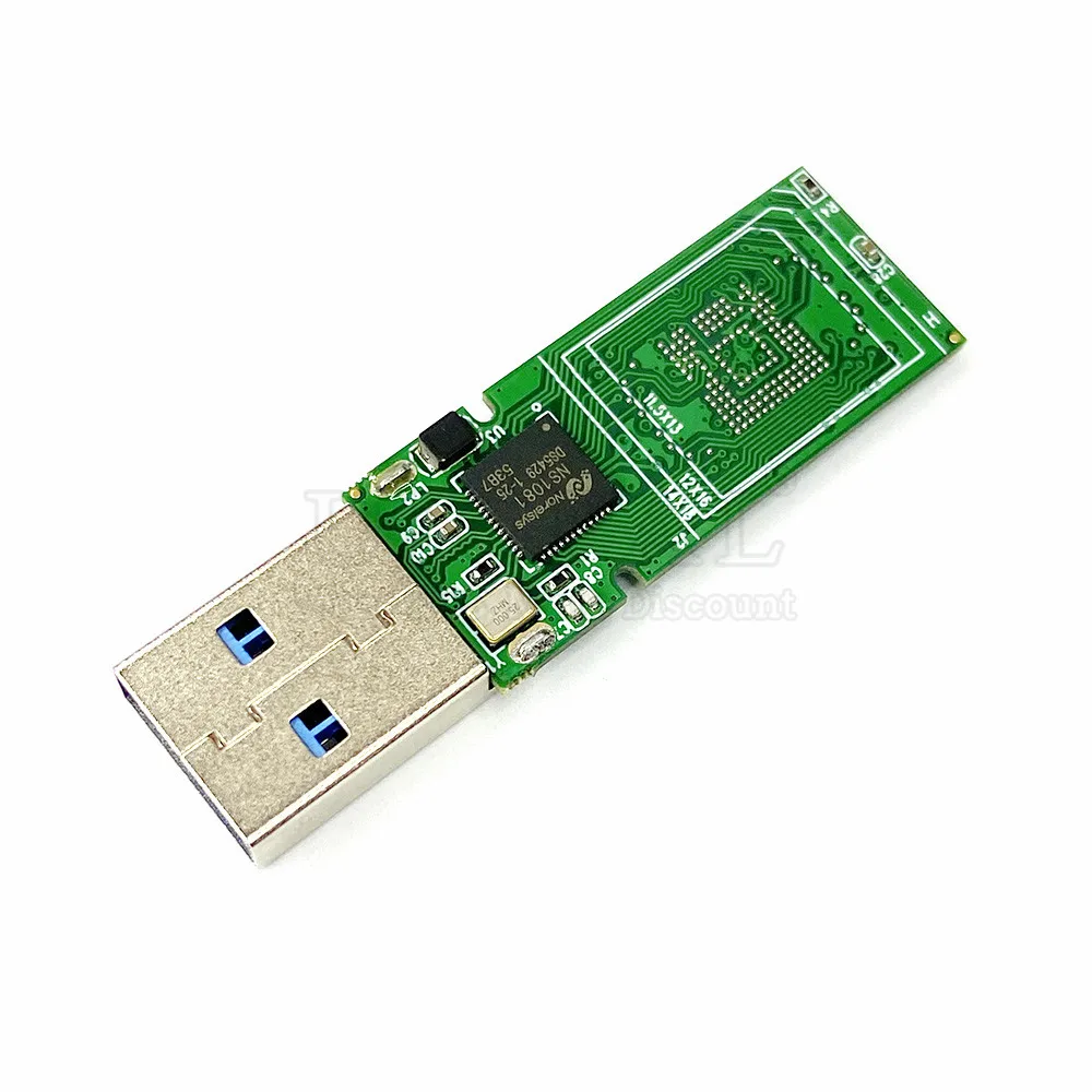 DIY USB3.0 EMMC Programmer USB Stick Board NS1081 Host Controller Without Flash Memory For Recycling Emmc Emcp Chips