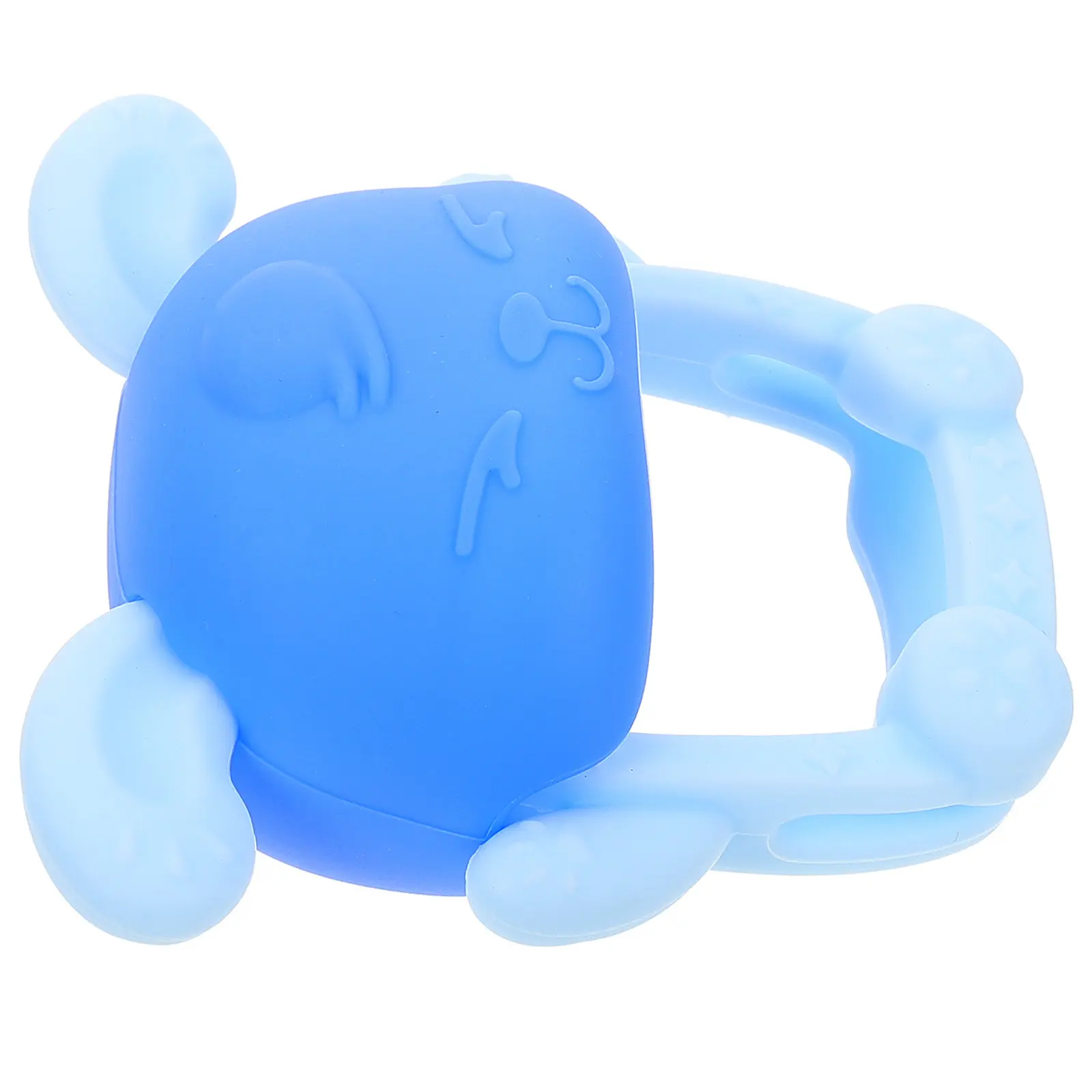 

Baby Teether Bracelet Cartoon Design Silicone Soft Safe Infant Chewing Band Wear-Resistant Teether Ring for Toddler Sensory