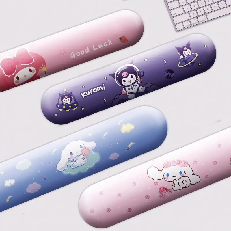 

Sanrio Cinnamoroll Cute Comfortable Soft Keyboard Tray Girls Students Desktop Cartoon Computer Silicone New Mouse Pad Hand Tray