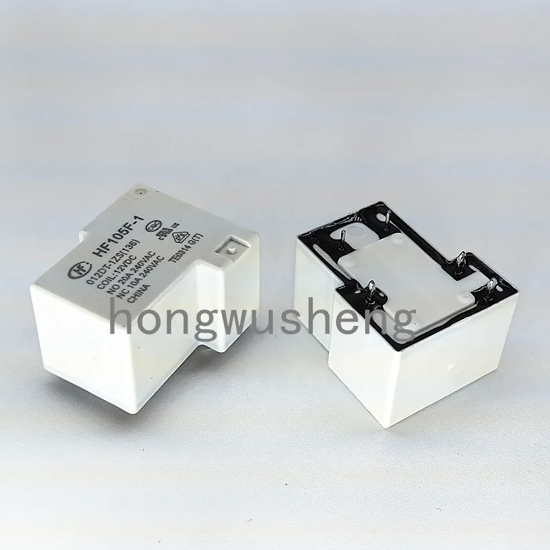 100% New 2pcs  HF105F-1-012D-1HSTF  HF105F-1-012DT-1ZS   DC12V  relay