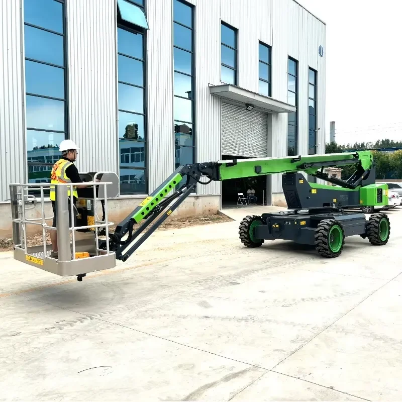 YG Customized Electric Telescopic Boom Lift High Quality Mobile Spider Boom Lift Stability Traction 20.5M Aerial Work