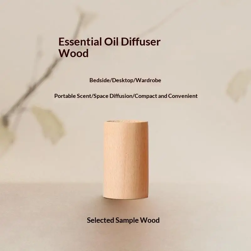 Modern Wood Aroma Diffuser for Essential Oils No Flame Silent Humidifier Tumbler Air Purifier Office Home