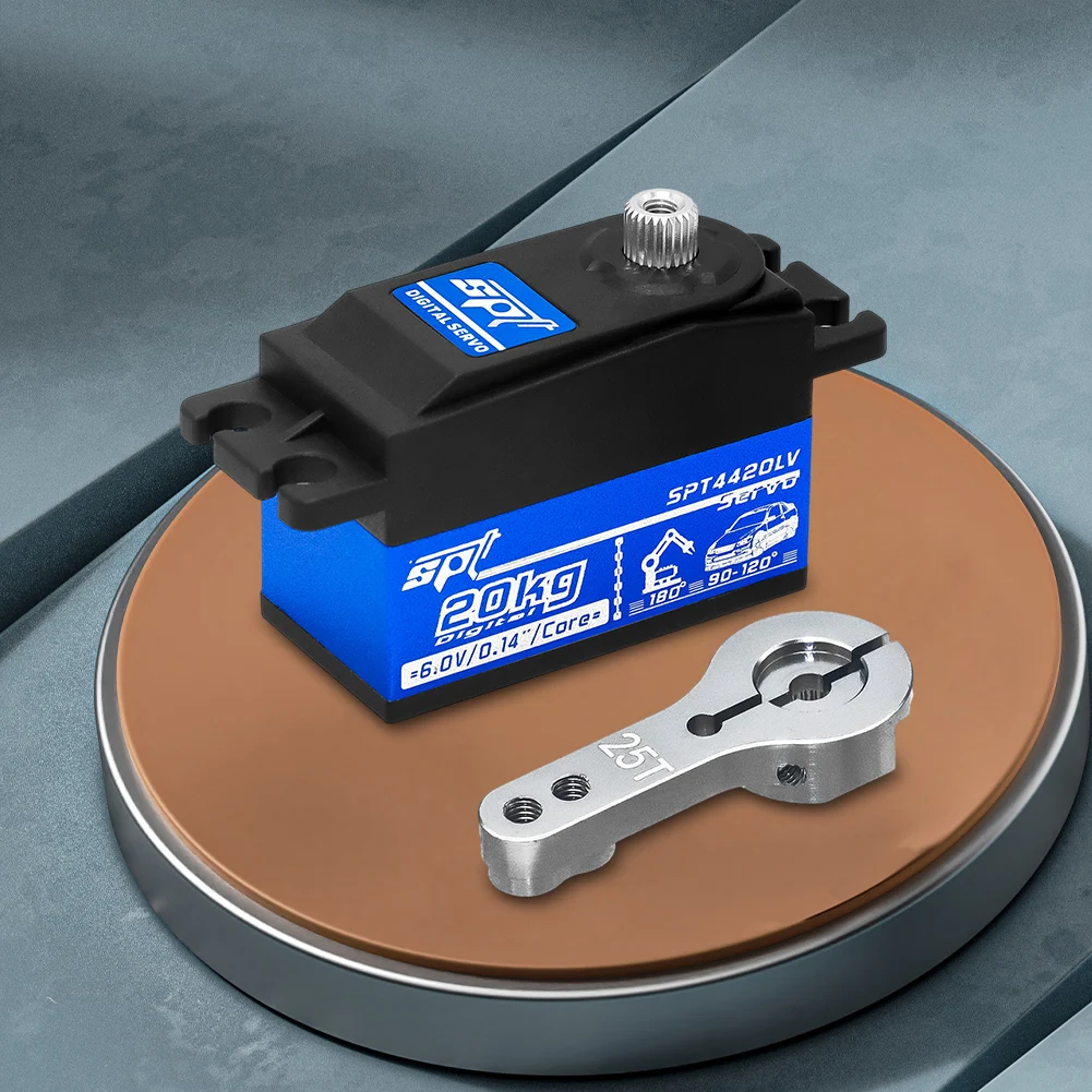 20kg Metal Gear Servo with Steering Servo Arm RC Digital Micro Servo Mini Servo for Tamiya Kyosho On-Road Touring Drift Car/Boat