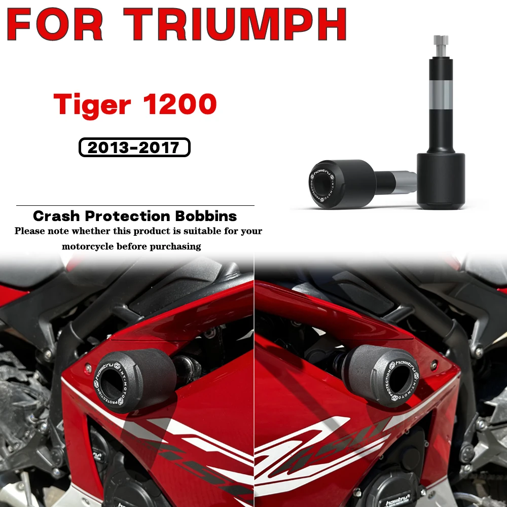 

For TRIUMPH Tiger 1200 2013-2017 XC 2017 Motorcycle Frame Crash Protection Sliders Falling Protector Kit Engine Protect Bobbins