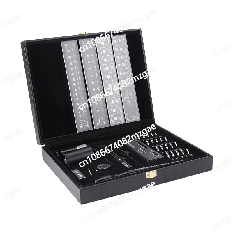 Diamond magnifying glass identification waist prism diamond measuring pen ring measurement counter inspection set tool