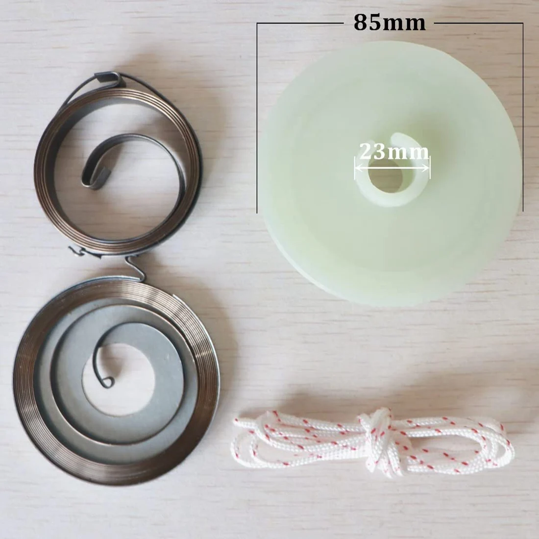 Easy Starter Recoil Primavera Polia Corda, Kit de reparação, Serras a gás, Motosserra chinesa, 5200 5800 52CC 58CC