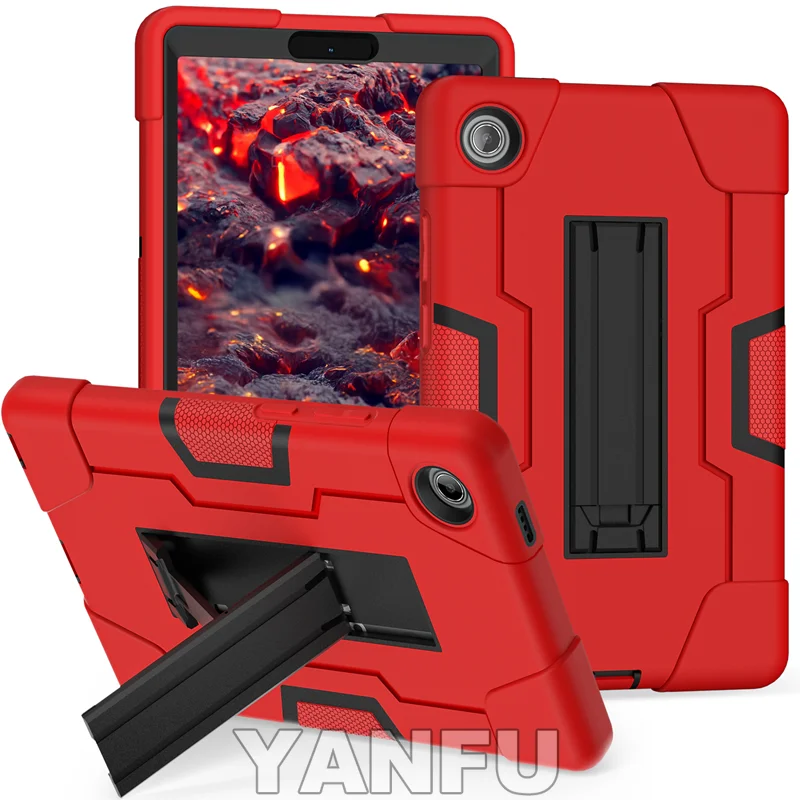 

Heavy Duty Armor Tablet case for Lenovo Tab One 8.7" K9 TB305FU TB305XU 2025 with Stand Kickstand Shockproof Cases Cover Shell
