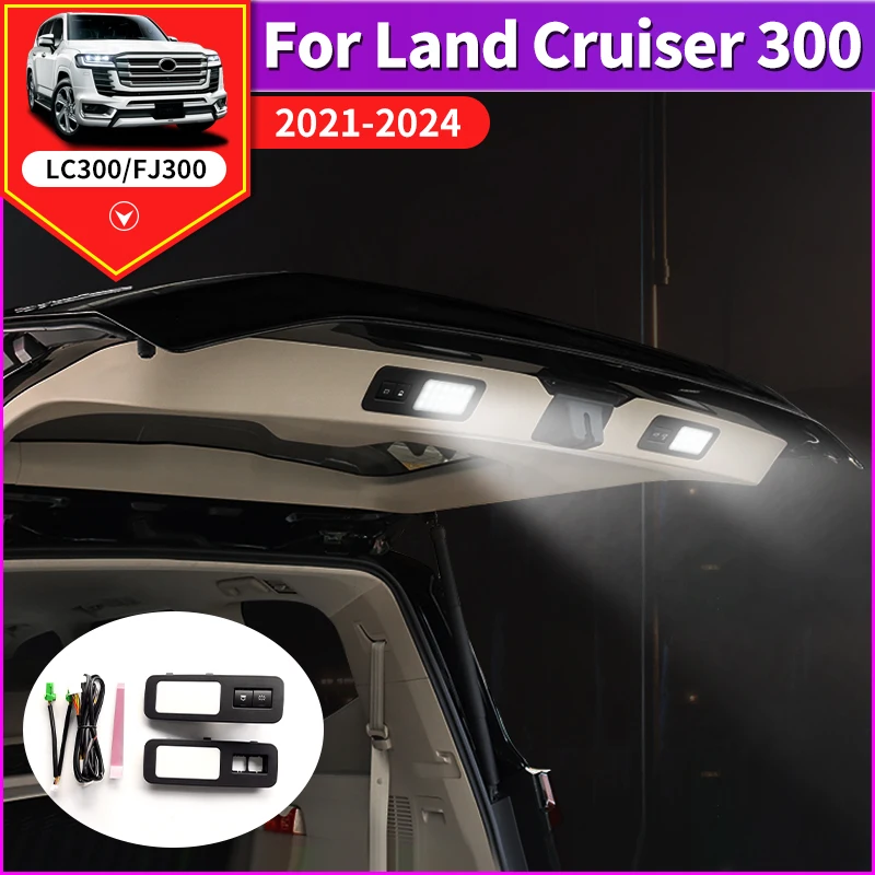 For 2022-2025 Toyota Land Cruiser 300 Upgrade Interior Decoration Accessories Tailgate Warning Light LC300 FJ300 Trunk Lighting