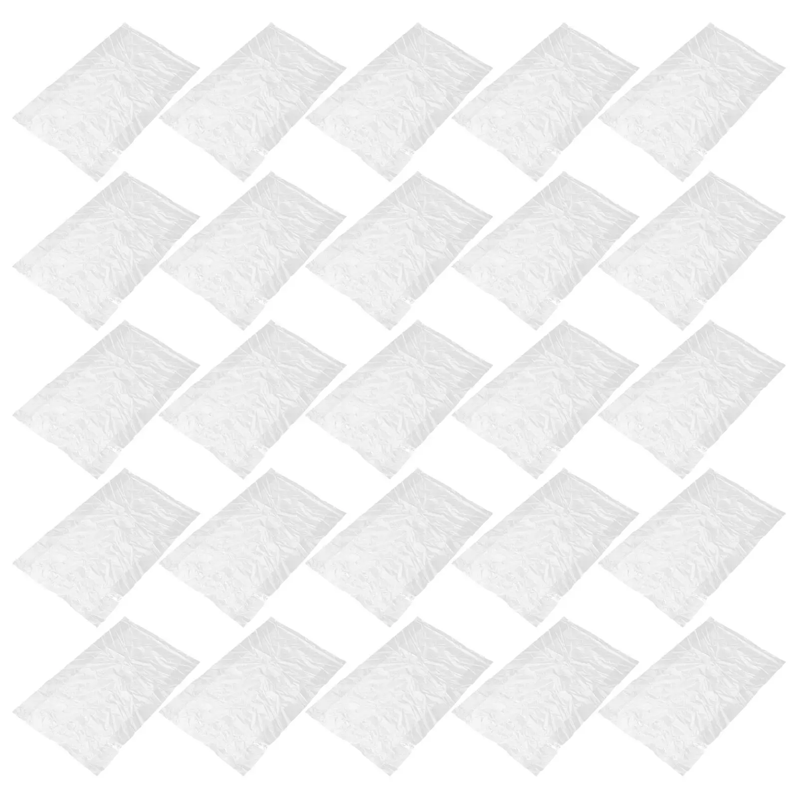 100Pcs Heavy Duty Plastic Stretch Covers for Half Sheet Pans Mixing Bowls Freezer Refrigerator Storage