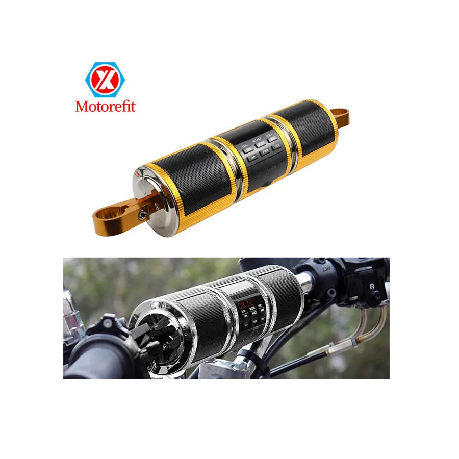 Hot sale Motorcycle accessories Speakers with Waterproof Mp3 System player Function Audio MT487 AOVEISE