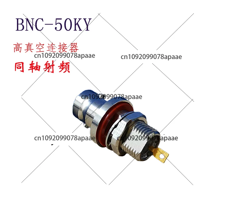 High Vacuum BNC Straight Head, Both Ends of the Female Head, Engineering Installation Is Indispensable, Double Signal Line