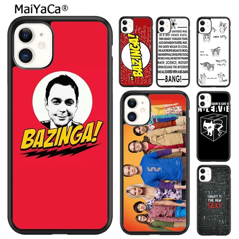 MaiYaCa BAZINGA BIG BANG THEORY Phone Case Cover For iPhone 16 15 SE2020 6 7 8 plus 11 12 mini 13 14 pro max shell  coque