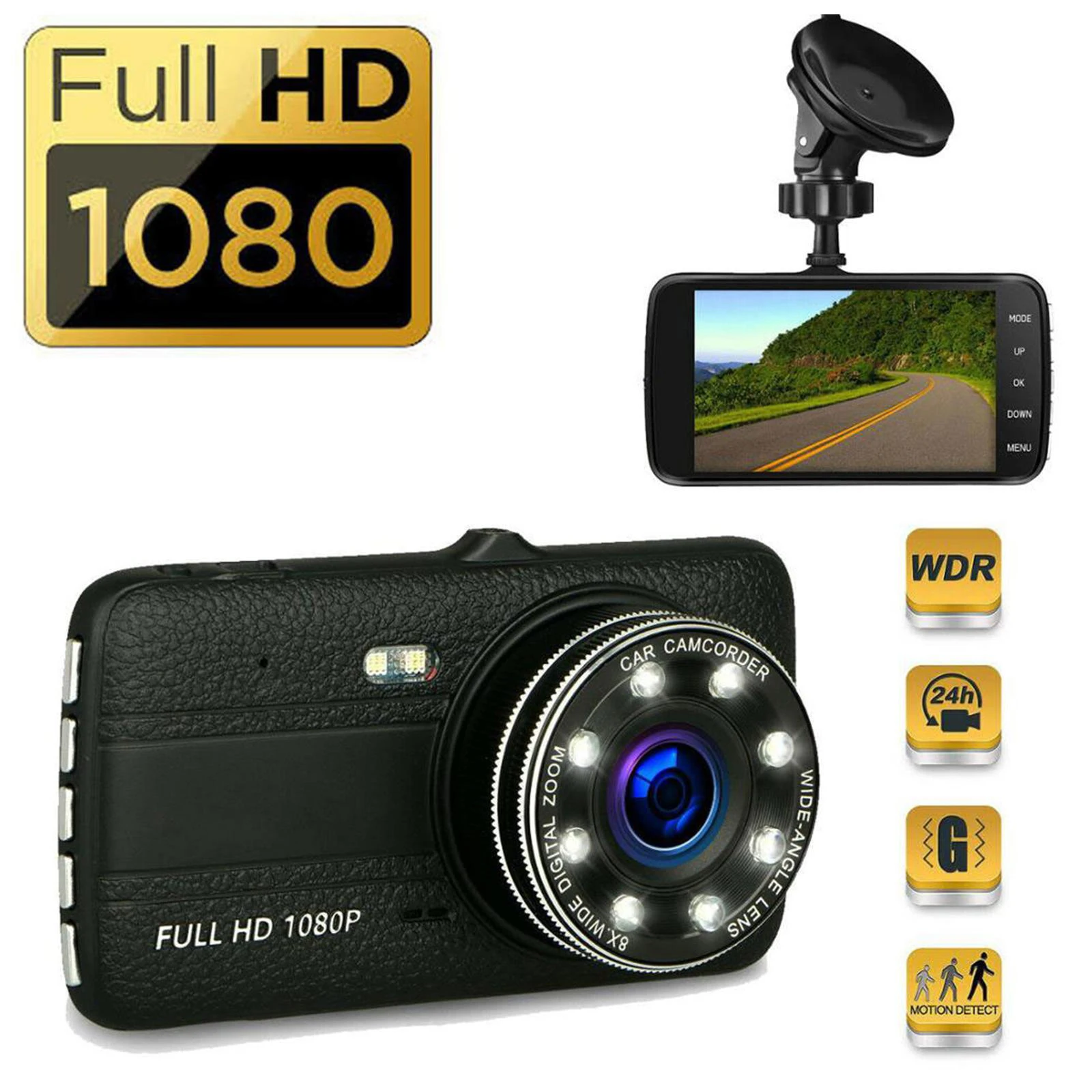 

Car DVR Dash Cam Full HD 1080P Car Camera Vehicle Video Recorder Auto Dashcam Night Vision G-sensor Car Accessories Black Box