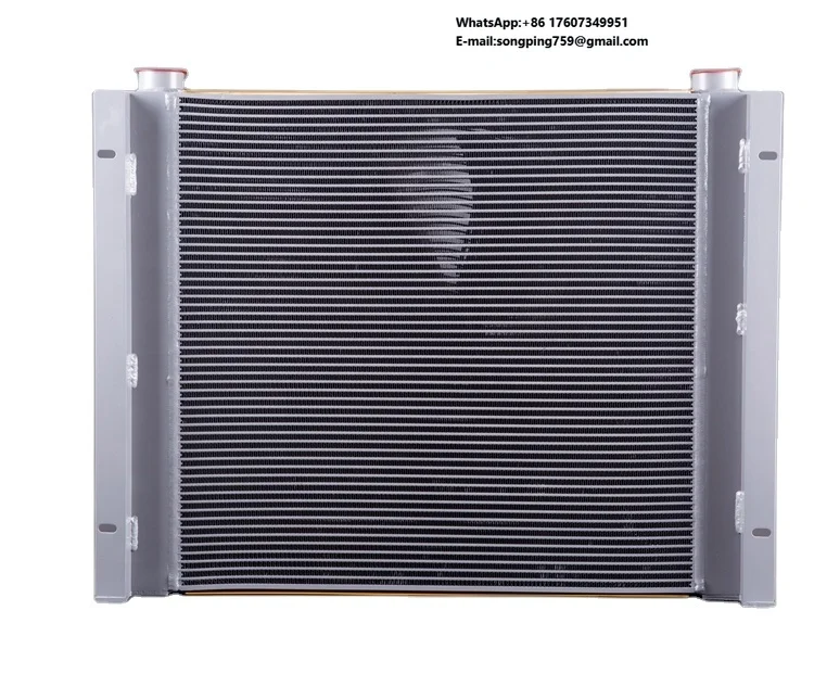 Manufacturer Ah2431t-ca-450l Oil Cooler Heat Exchanger Aluminum air Cooled Hydraulic Oil Cooler Radiator