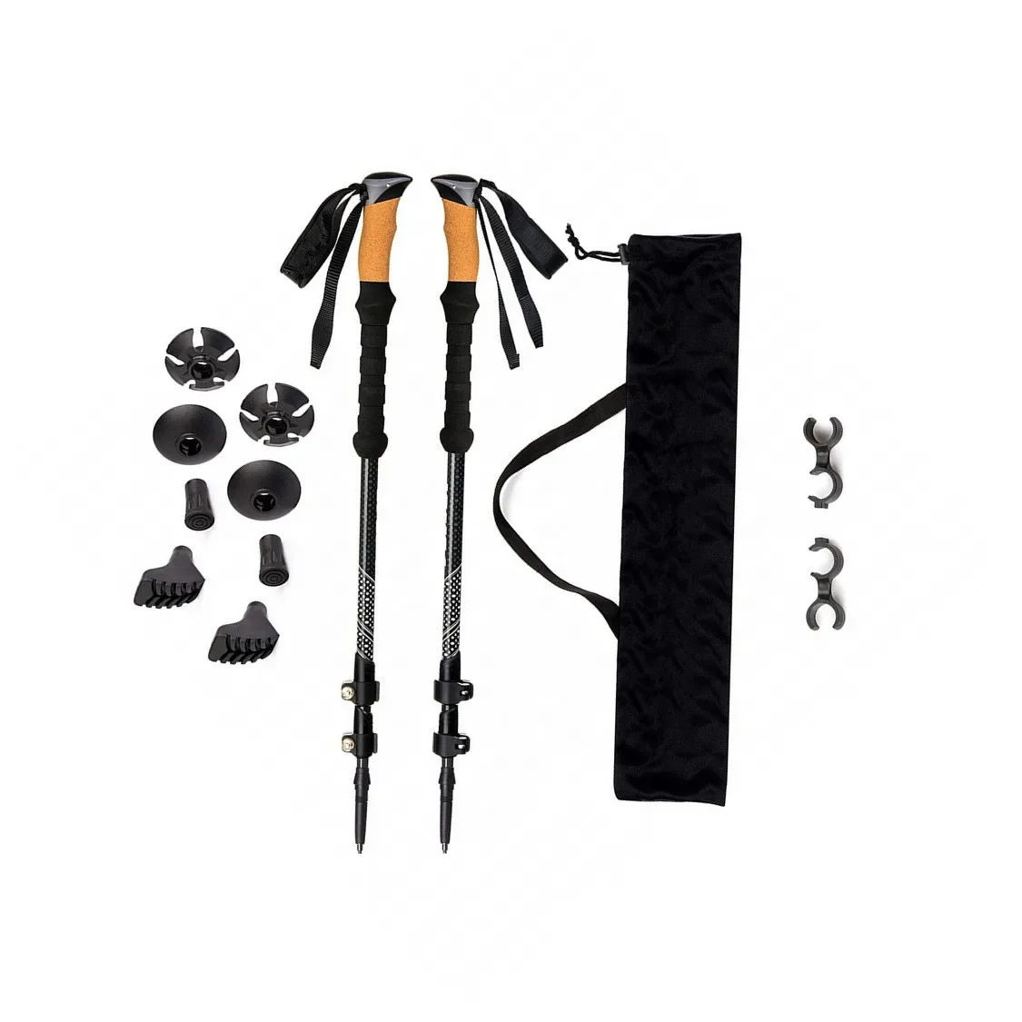 

2020 High Quality Ski Poles Telescopic Trekking Pole Carbon Nordic Walking Sticks Walking Pole