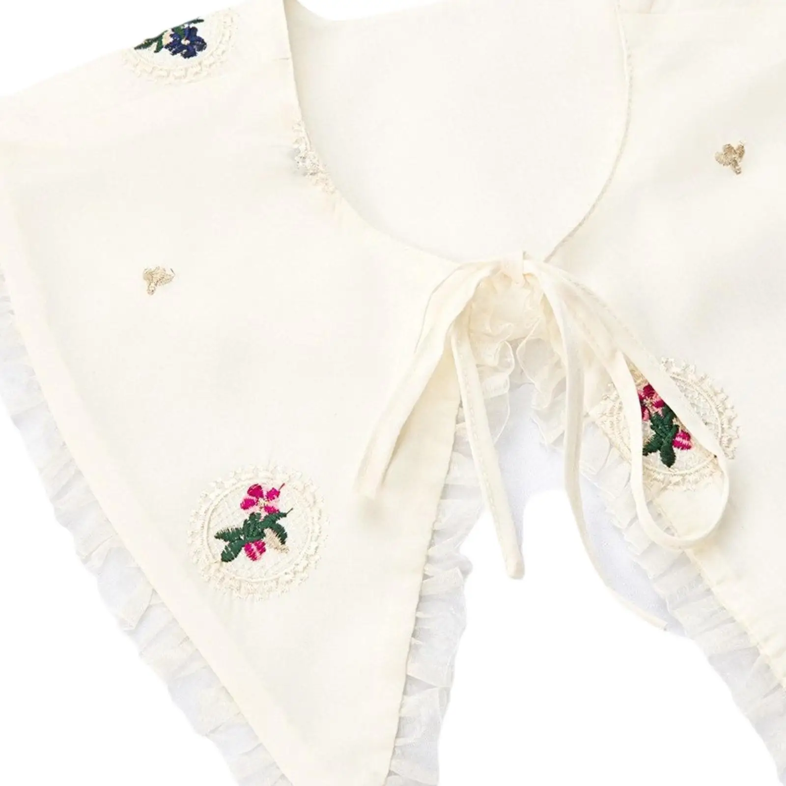 شال بياقة كاذبة، ياقة مزيفة، ياقة صناعية أنيقة قابلة للفصل للسترة، القميص، الفستان، البلوزة للارتداء اليومي