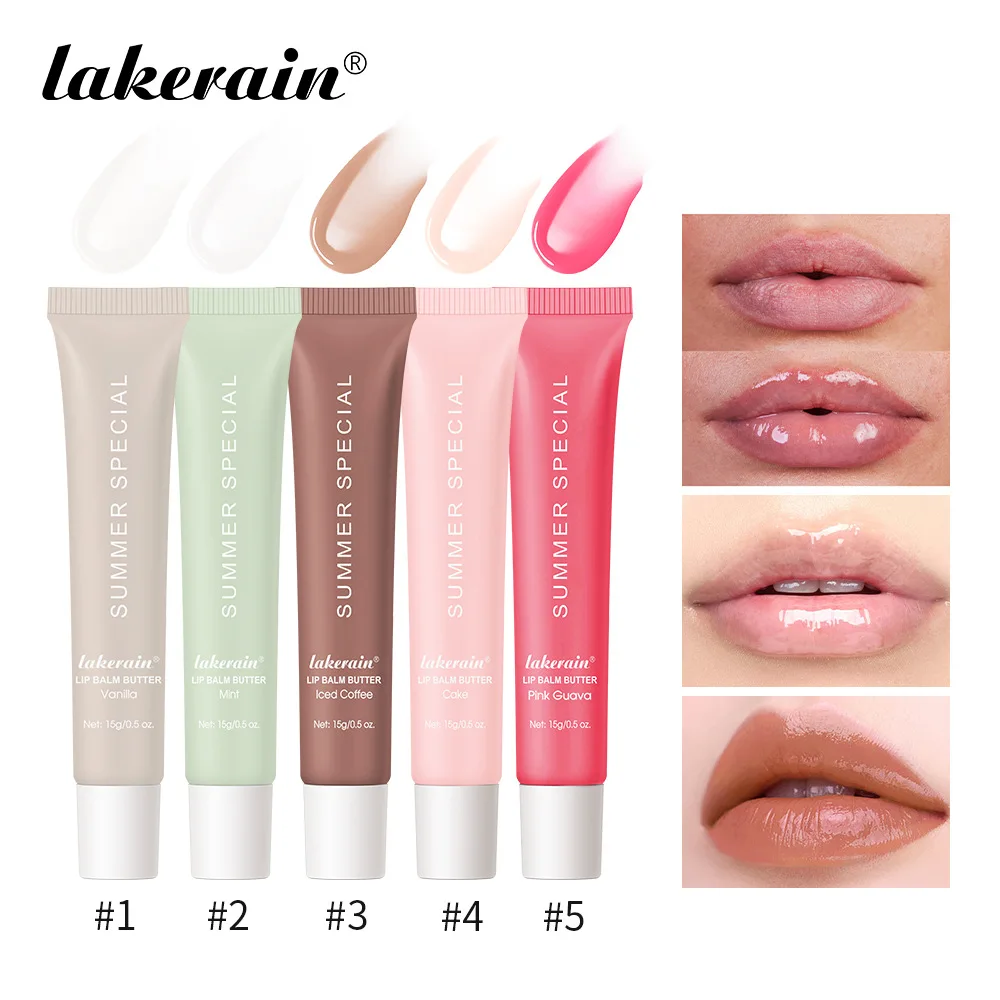 1 بلسم شفاه لامع للترطيب الفوري وترطيب طويل الأمد، ملمع شفاه غير لزج، العناية وتليين الشفاه الجافة، مستحضرات التجميل النسائية، هدية العيد #1