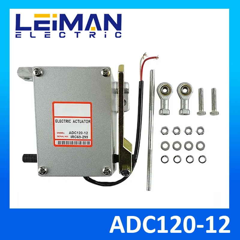 ADC120 12V 24V Electronic Controller Motor Actuator Govornor Fuel Pump Diesel Genset Part Linear Rotork External Type