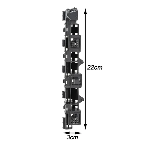 Imagen 2 del producto Guía de montaje de parachoques delantero izquierdo y derecho para Subaru Impreza, modelos retenedor de rejilla para 2012, 2014, 2015, 16, 57707FJ030, 57707FJ020, 1 par