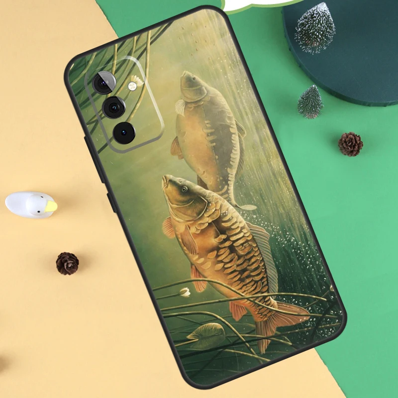 CARP FISHING Case For Samsung Galaxy A32 A52 A12 A14 A34 A54 A51 A71 A15 A25 A35 A55 A53 A33 A13 Cover