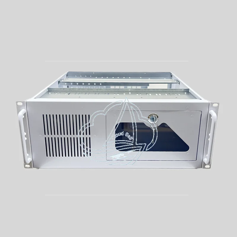 4U Industrial Server Case 610 ATX Computer Chassis with 7 Slots 19-Inch Rackmount for Industrial PC