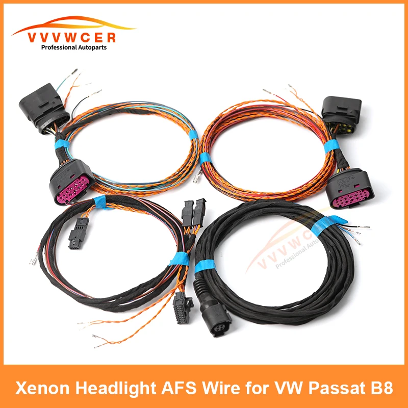 

For Volkswagen Passat B8 Car Xenon Headlight Auto Leveling Range Headlight Cornering Harness AFS Xenon Lamp Wire Cable