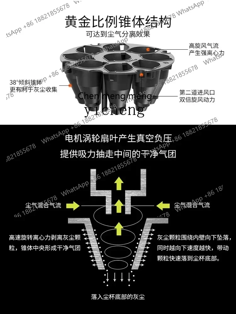AB02 ZF Canister Vacuum Cleaner Household Large Suction Small High Power Strong Carpet 2
