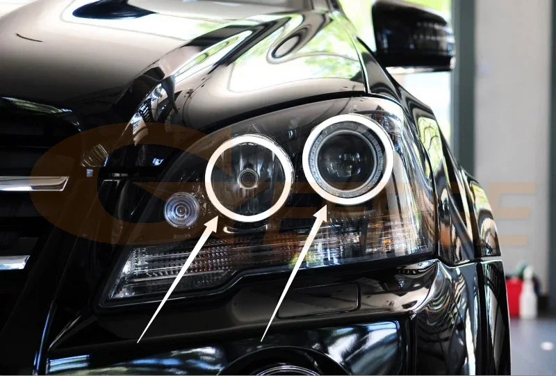 Per Mercedes Benz Classe M W164 ML 2005 2006 2007 2008 2009 2010 2011 Ultra Luminoso DRL COB LED Angel Eyes Kit Halo Anelli