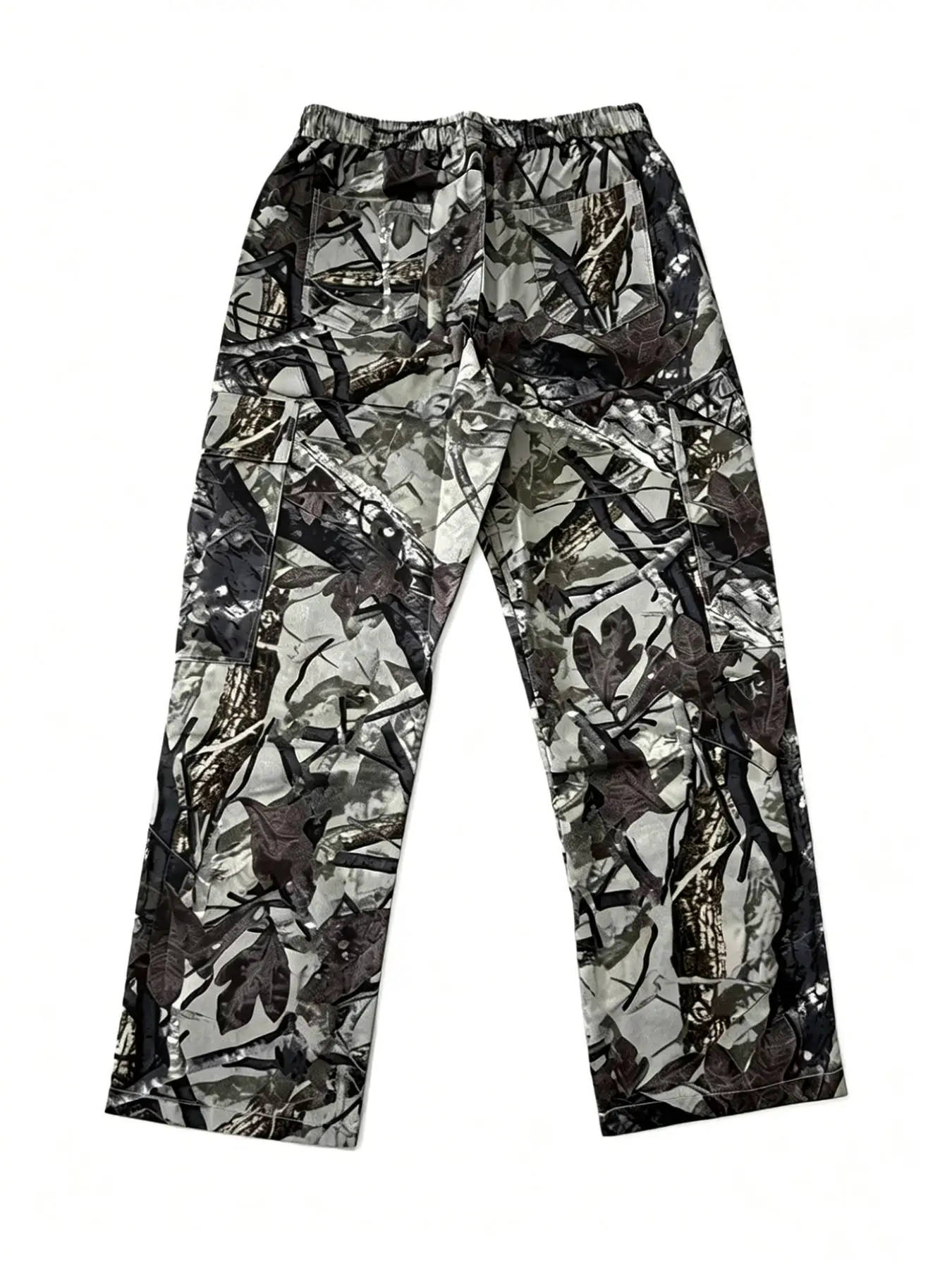 Men's Camo Straight Leg Loose Work Jeans Fashion Comfortable Long Pants All Season Versatile Ideal Gift for Husband Boyfriend