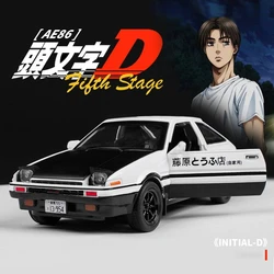 Initial D AE86 Truend Simulation Exquisite Diecasts & Toy Vehicles MINIAUTO 1:32 Alloy Car Model Gifts For Anime Fans