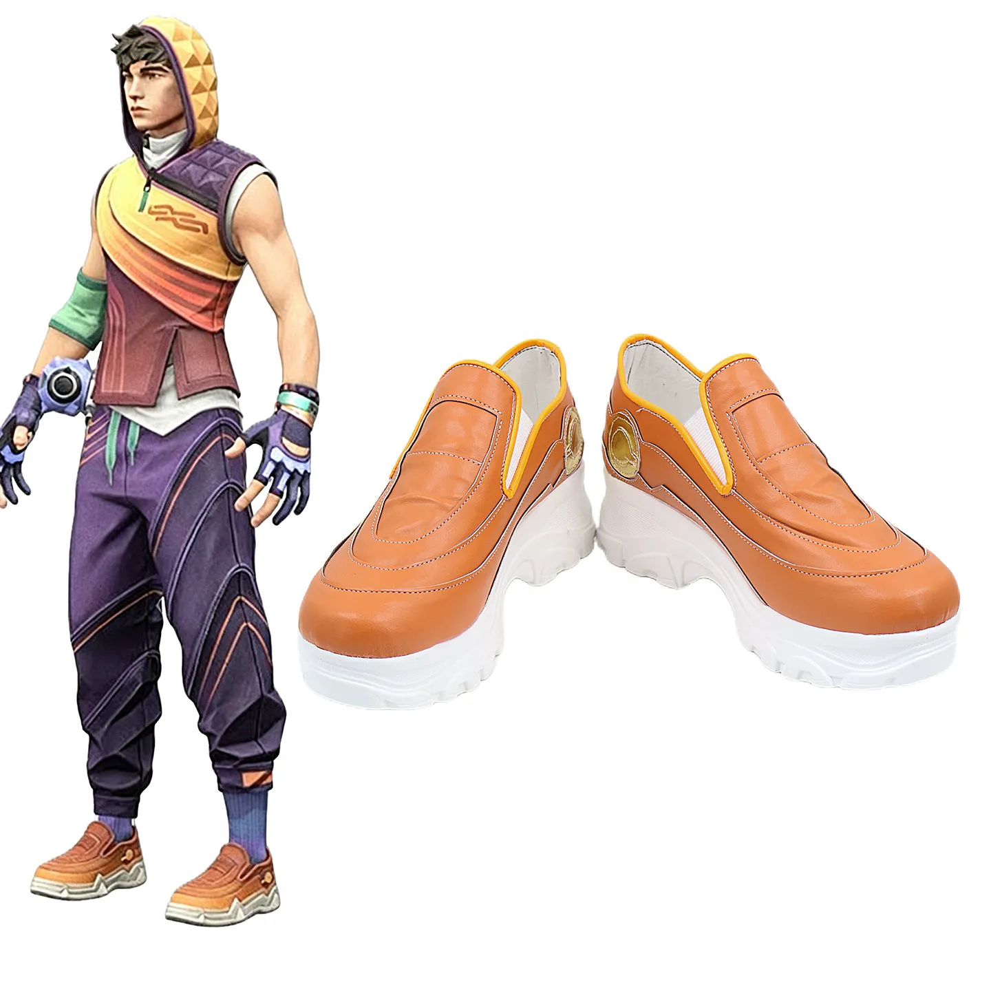 

Anime Game Cosplay Boots Miks VALORANT Shoes Halloween Party Costume Accessories Custom Made