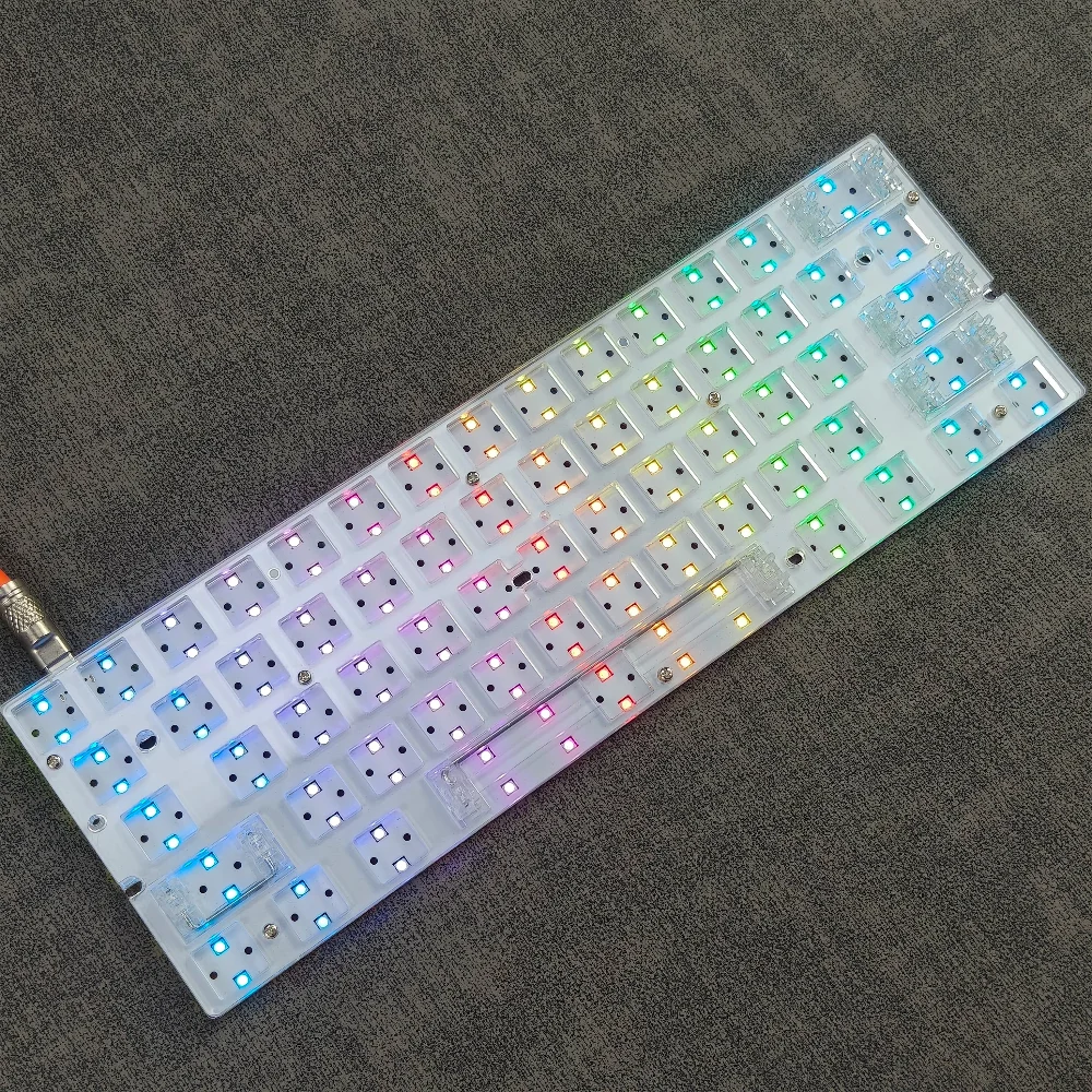 Jiangwan AE61 Pro Magnetic Switch PCB Custom Dual LED Bottom RGB 174 LEDs 0.001 RT StarFlash 480 for Gaming Keyboard Accessories