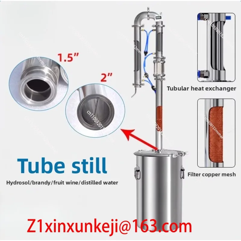 Household Stainless Steel Distiller, Self-made Distillation Equipment for Baijiu
