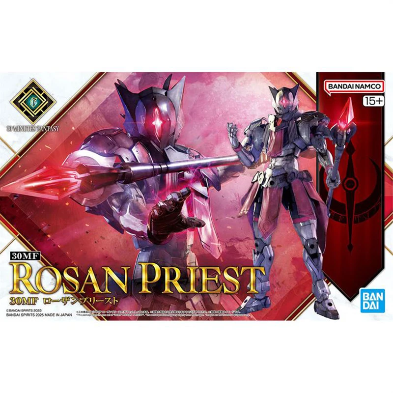 

В наличии: Оригинальная фигурка Bandai FANTASY 30MF 30ML ROSAN PRIEST 1/144, сборная модель, коллекционная аниме-фигурка, игрушка.